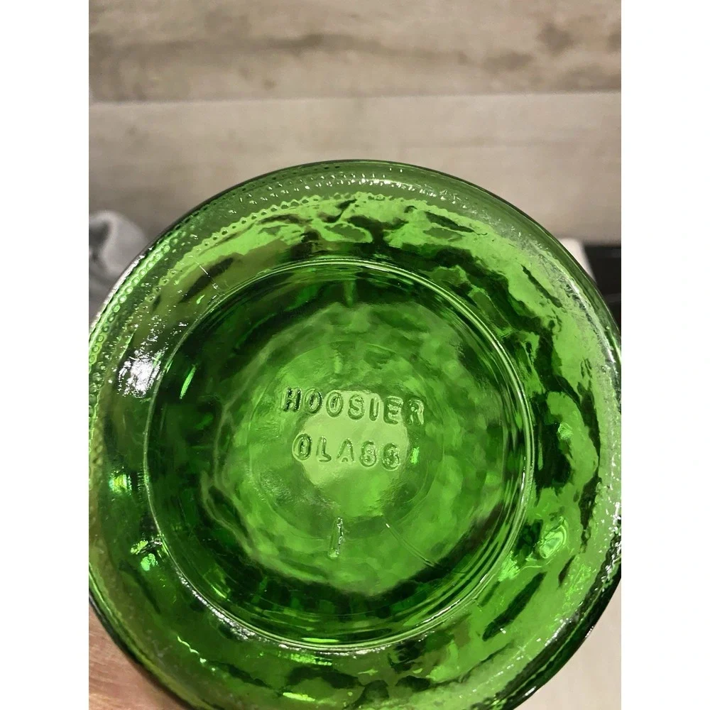 Vintage Emerald Green Hoosier Vase 9.5 